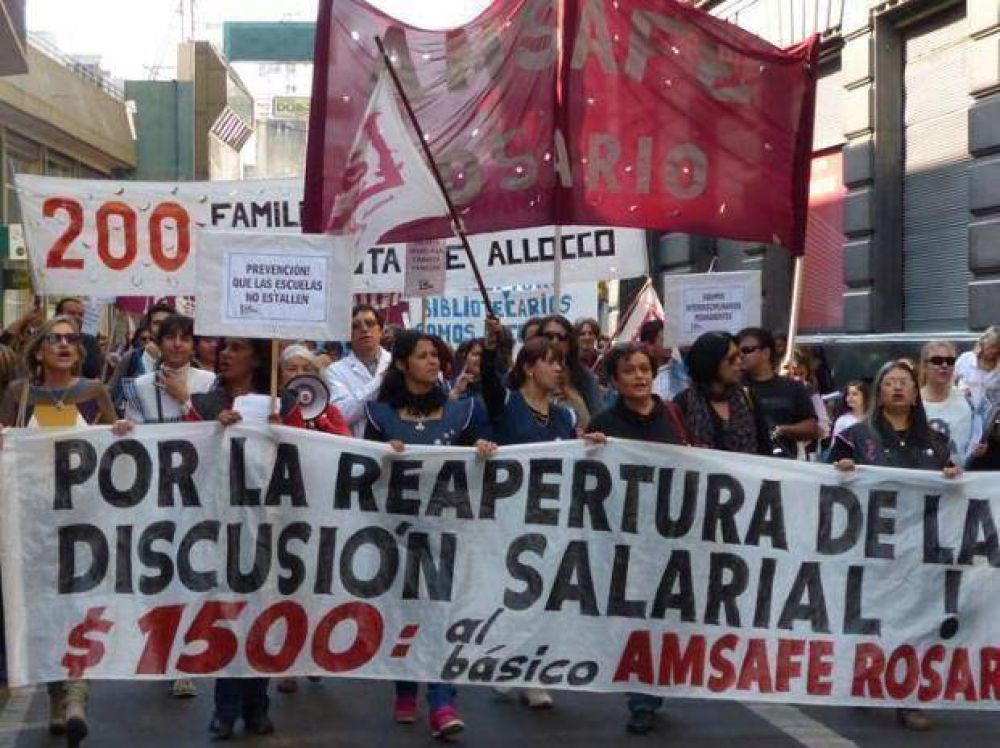 La provincia ratific� el descuento a los docentes que pararon ayer