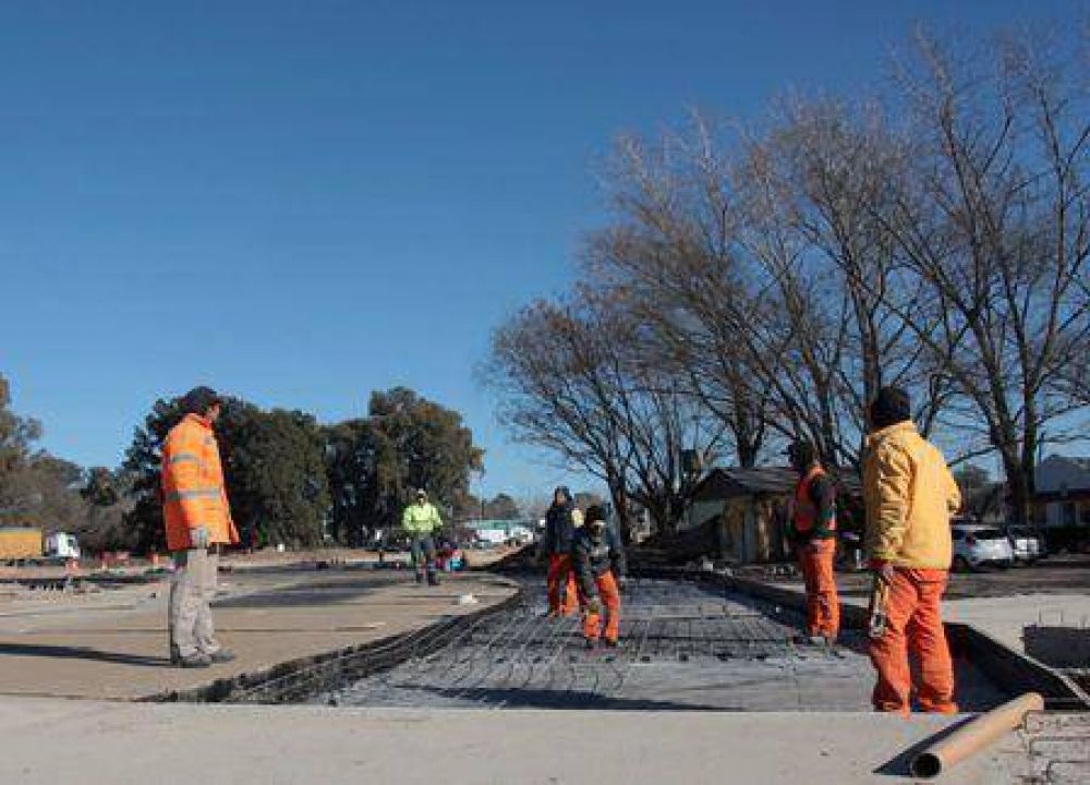 Avanzan obras de seguridad vial en Areco