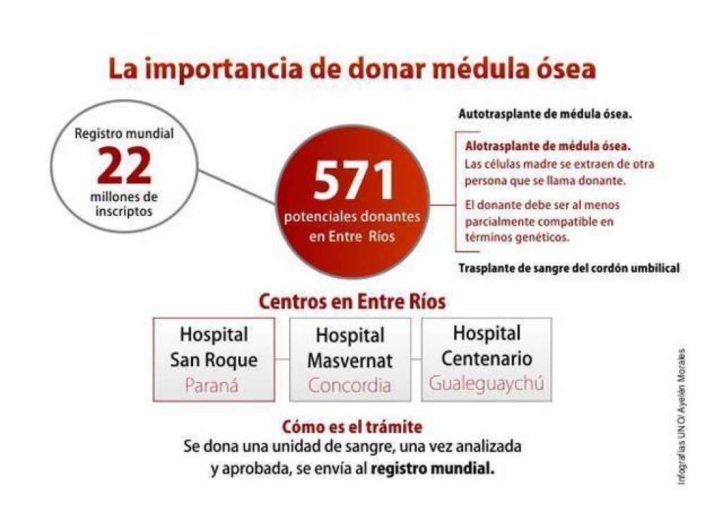 Habilitaron en Entre R�os un Centro de Captaci�n de Donantes de M�dula