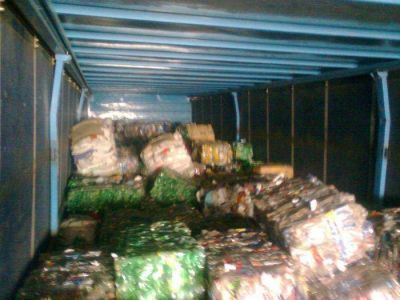 Nuevo cargamento de reciclables de Saldungaray