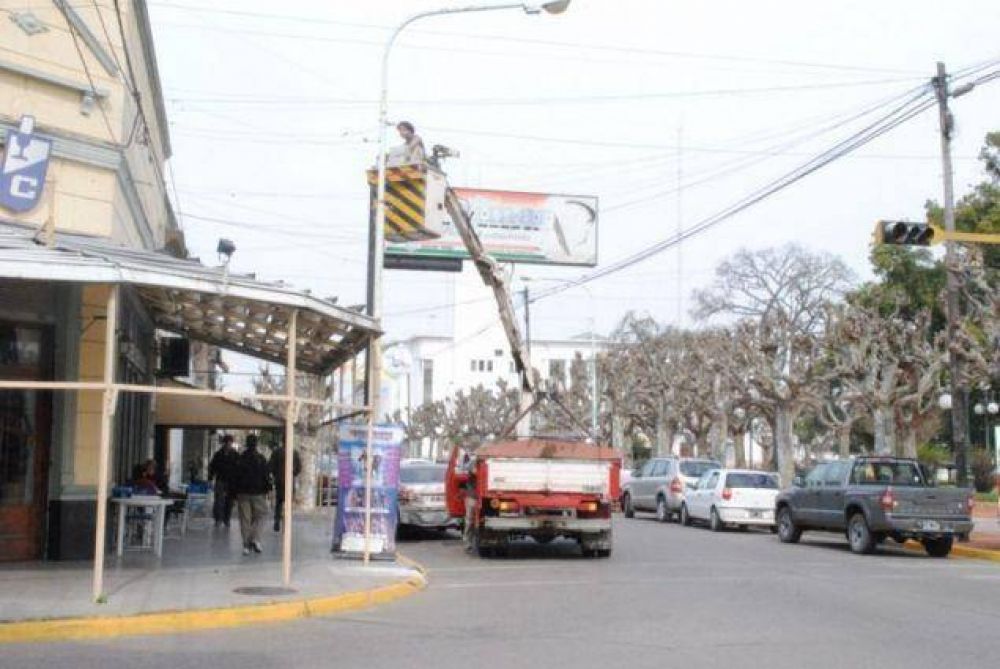 En 25 de Mayo comenzaron a instalar c�maras de seguridad