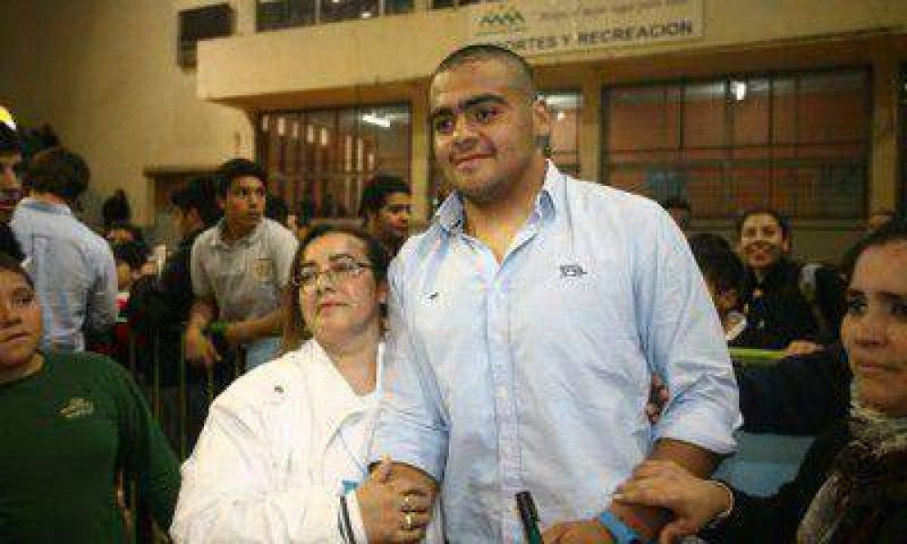 Juan Pablo Orlandi y Mat�as D�az, emocionados y orgullosos en su provincia natal