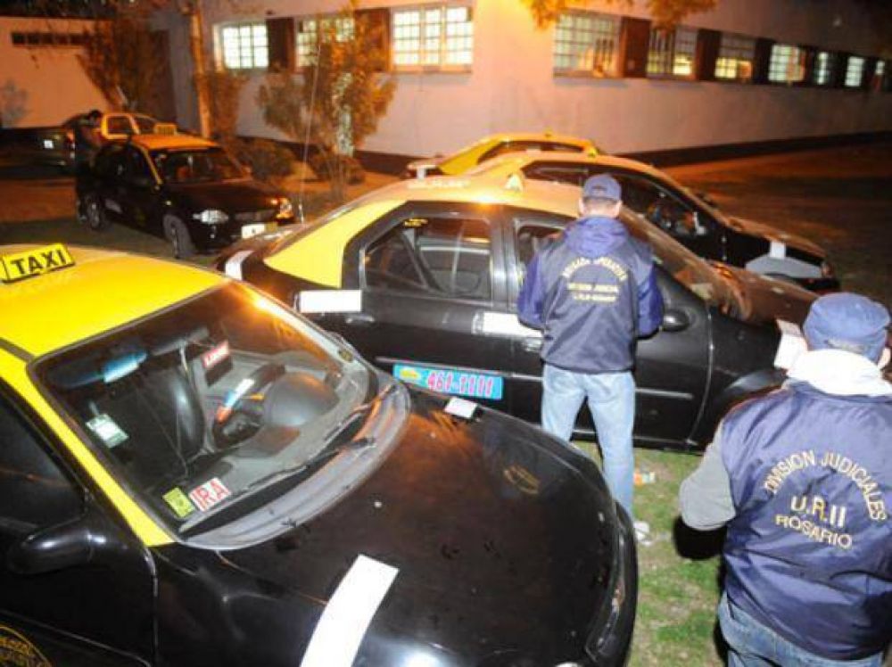 Secuestraron cinco taxis con chapas a nombre de familiares de los Cantero
