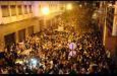 Vecinos y familiares de las v�ctimas de la explosi�n realizaron una marcha