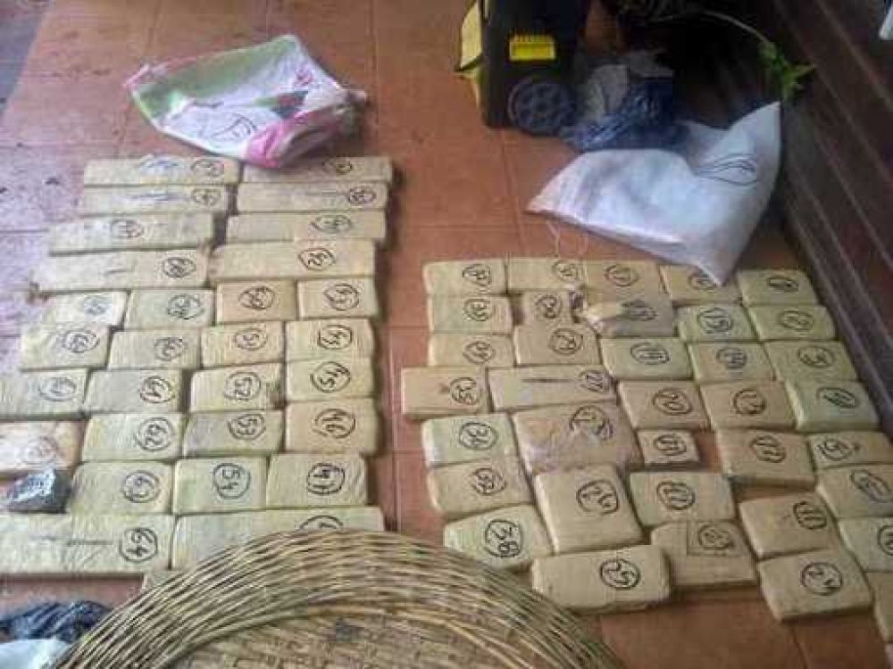 Ober�: Detuvieron a un hombre con 40 kilos de marihuana en su domicilio