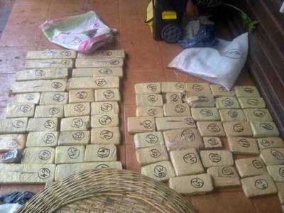 Ober�: Detuvieron a un hombre con 40 kilos de marihuana en su domicilio