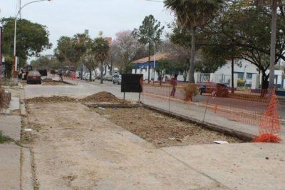 Avanzan tareas de recuperaci�n del segundo tramo de la avenida 9 de Julio