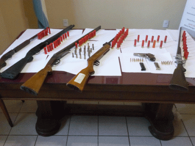 Secuestran un arsenal en la zona rural de Suipacha 