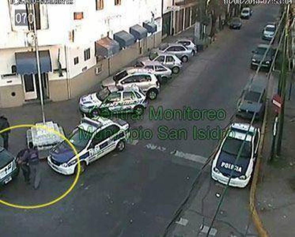 Tras una persecuci�n capturan a un delincuente en San Isidro 