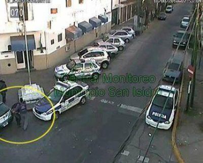 Tras una persecuci�n capturan a un delincuente en San Isidro 
