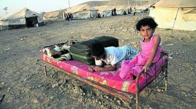 La guerra siria expuls� al exilio a un mill�n de ni�os