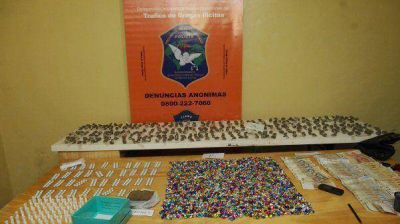 Secuestraron 2.700 dosis de paco en Ciudad Evita