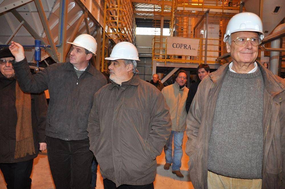 Colombi en la inauguraci�n de la Planta de COPRA emprendimiento que multiplicar� la producci�n arrocera