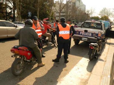 Intensificar�n los controles de motocicletas en la ciudad 