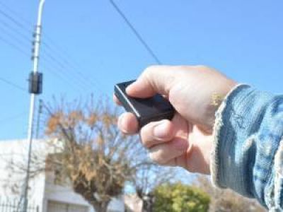 Los vecinos del barrio Jubilados se cuidan con el bot�n antip�nico