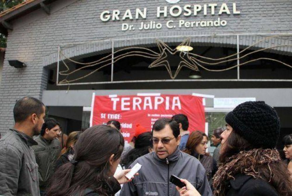 Reclamos de trabajadores de terapia intensiva del hospital Perrando