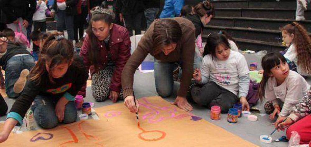 Hern�n Letcher particip� del festejo por el D�a del Ni�o en la UNSAM