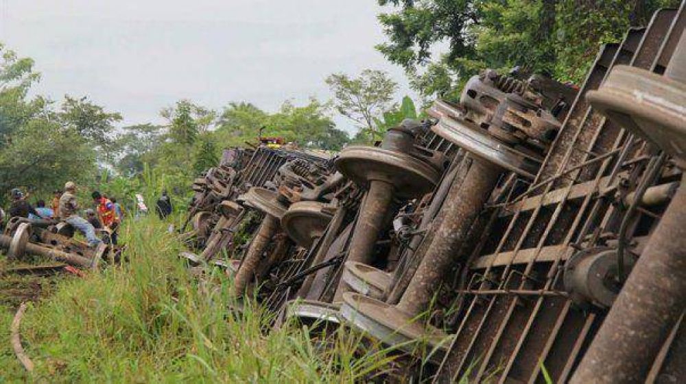 Un tren descarril� en M�xico con inmigrantes ilegales: 5 muertos