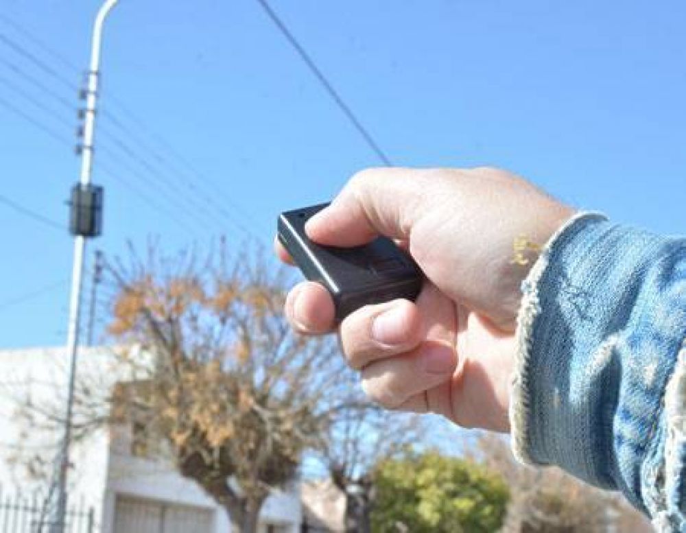 Los vecinos del barrio Jubilados se cuidan con el botn antipnico