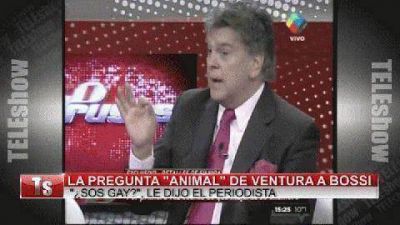 La pregunta "animal" de Ventura a Mart�n Bossi: "�Sos gay?"
