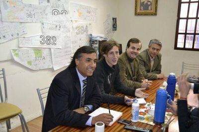 Aparicio y candidatos de San Mart�n coordinaron obras de Villa Hidalgo