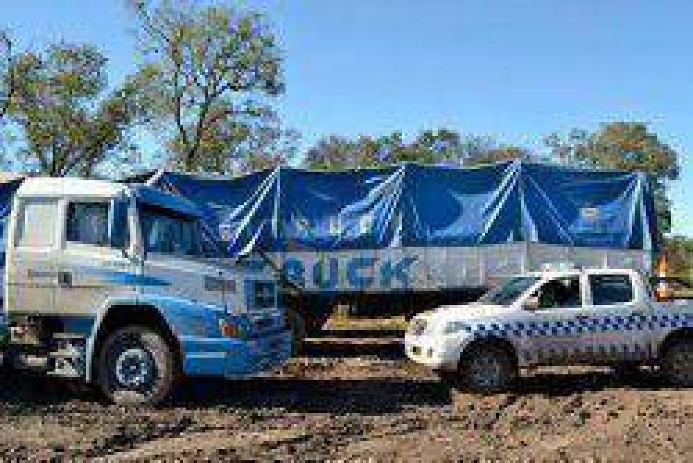 Polic�a Caminera recuper� cami�n robado en Santiago del Estero
