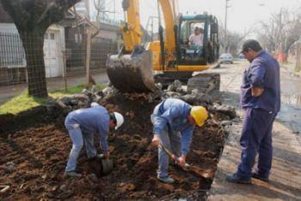 Obras hidr�ulicas para evitar inundaciones en Mor�n