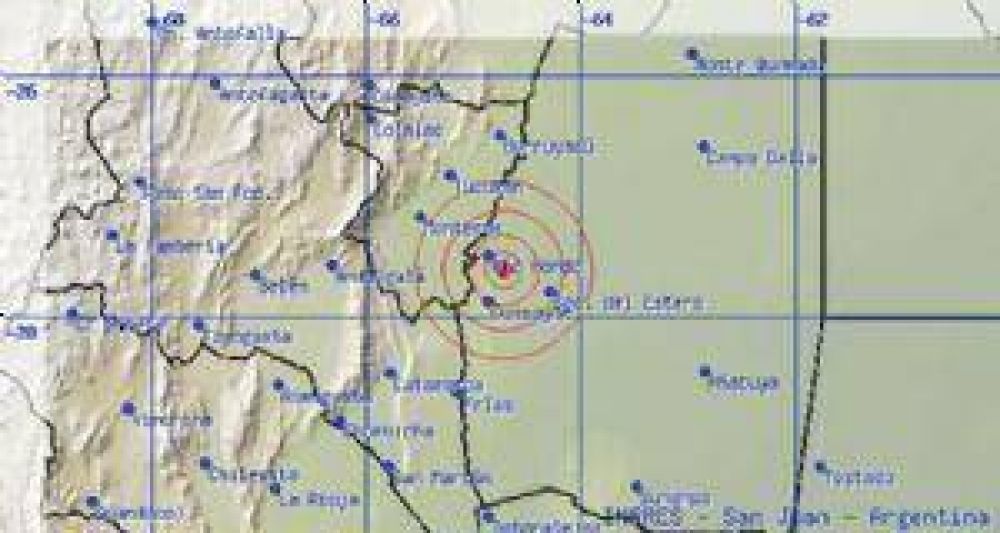 Dos temblores �sacudieron� ayer a parte del territorio provincial