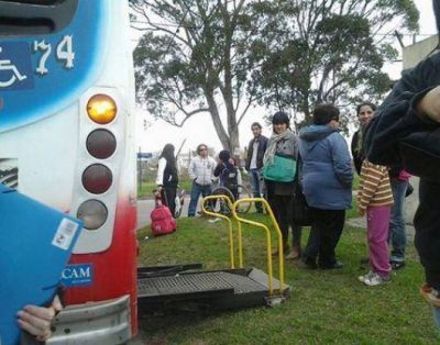 Rampas en colectivos se concretar�an tras la adaptaci�n de la infraestructura
