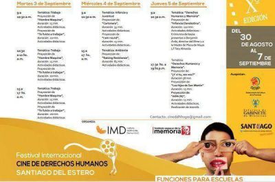 Se realiza en Santiago el X Festival de Cine de Derechos Humanos