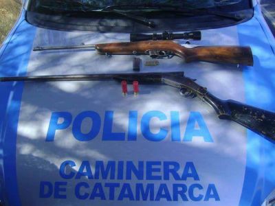La Polic�a Caminera secuestr� armas de fuego