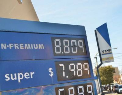 YPF subi� la premium un 2,5% y se acerca a los nueve pesos