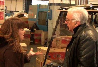 Nancy Katopodis visit� la empresa Colombraro ubicada en Villa Maip�