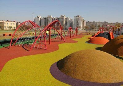 Macri inaugur� un patio de juegos para ni�os en el Parque Indoamericano