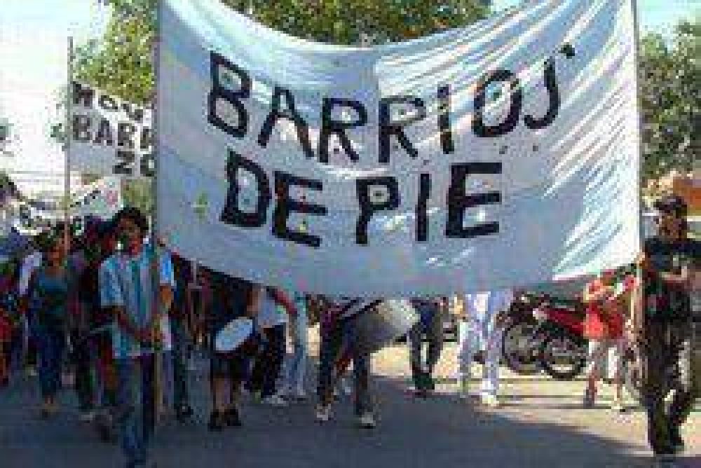 Barrios de Pie marcha este jueves en Resistencia y S�enz Pe�a