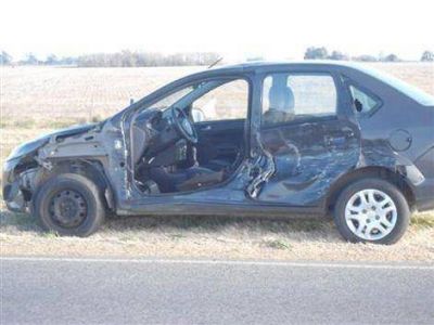 Un lesionado leve en un choque sobre Ruta 5 
