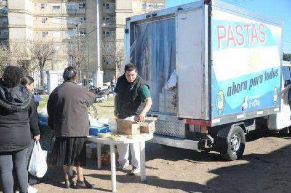 Este viernes 30 llegan a Jun�n los camiones de �Pastas y Pescados para Todos�