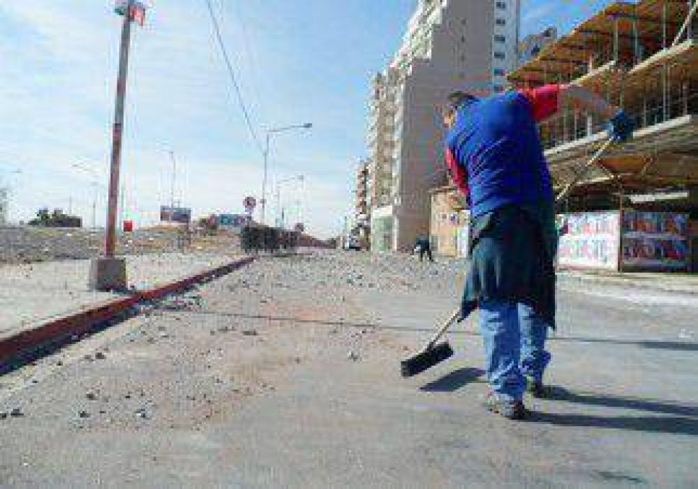 La calle Leloir, despu�s de la batalla campal 