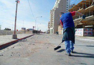 La calle Leloir, despu�s de la batalla campal 