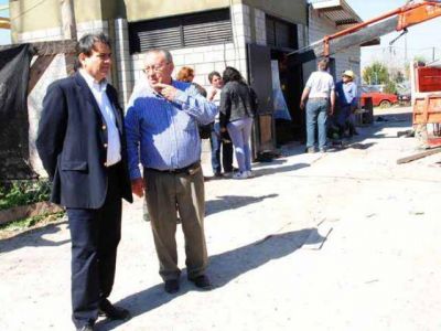 Instalaron una estaci�n de bombeo