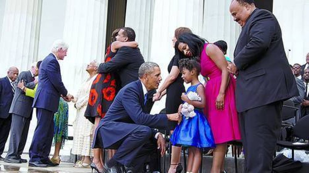 Obama, a 50 a�os de un discurso clave de Luther King