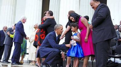 Obama, a 50 a�os de un discurso clave de Luther King
