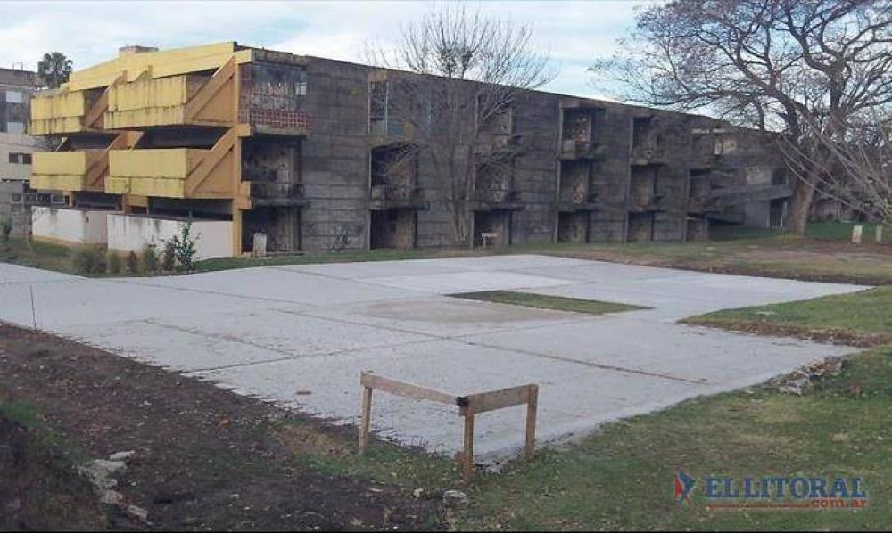 Obras en el cementerio local: terminaron la construcci�n de nichos y alistan el cinerario