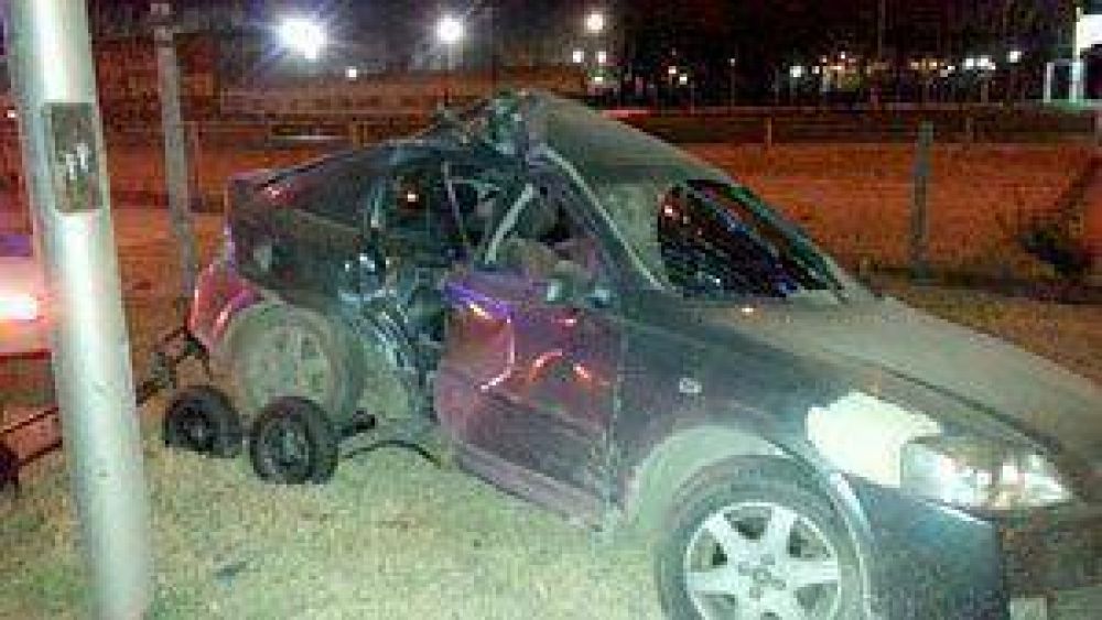 Accidente en el Acceso Sur: Un herido	