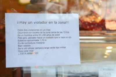 Preocupaci�n en Villa Urquiza por un violador serial