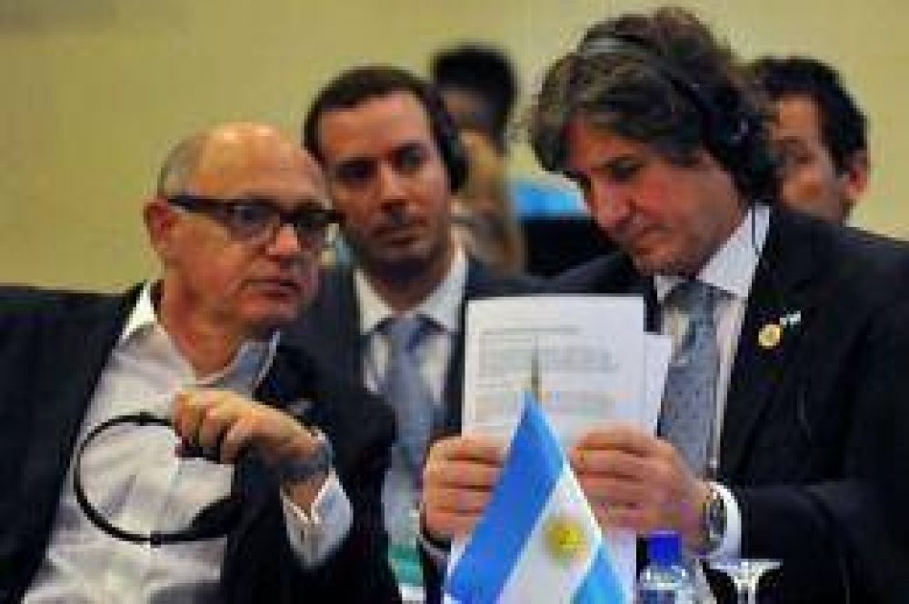 Boudou inst� a una soluci�n de paz y di�logo en el conflicto de Siria