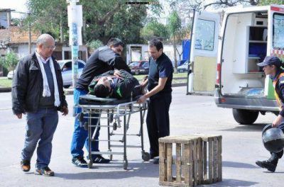 Seguidilla de accidentes dej� a motociclistas heridos