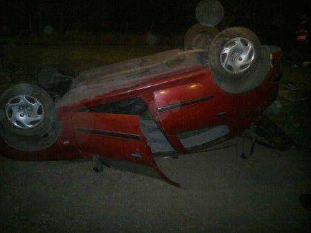 Un automovilista de Luj�n volc� en la Ruta 7