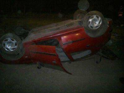 Un automovilista de Luj�n volc� en la Ruta 7