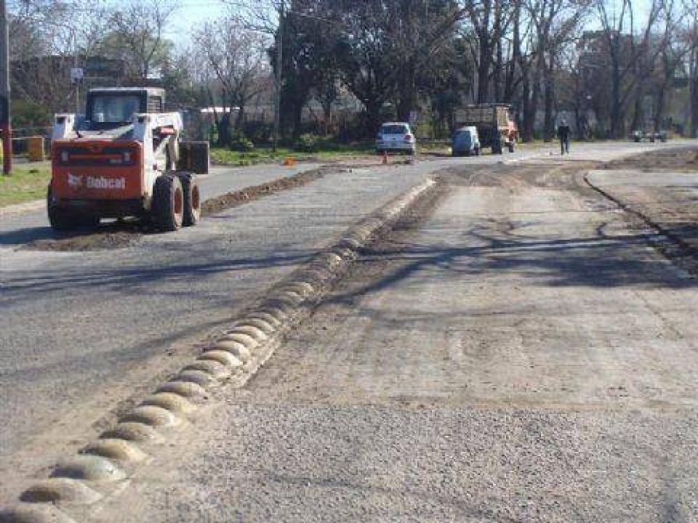 Se ejecutan los trabajos en Juan Manuel de Rosas 	